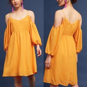 Anthropologie Moulinette Soeurs Carina Open Shoulder Dress